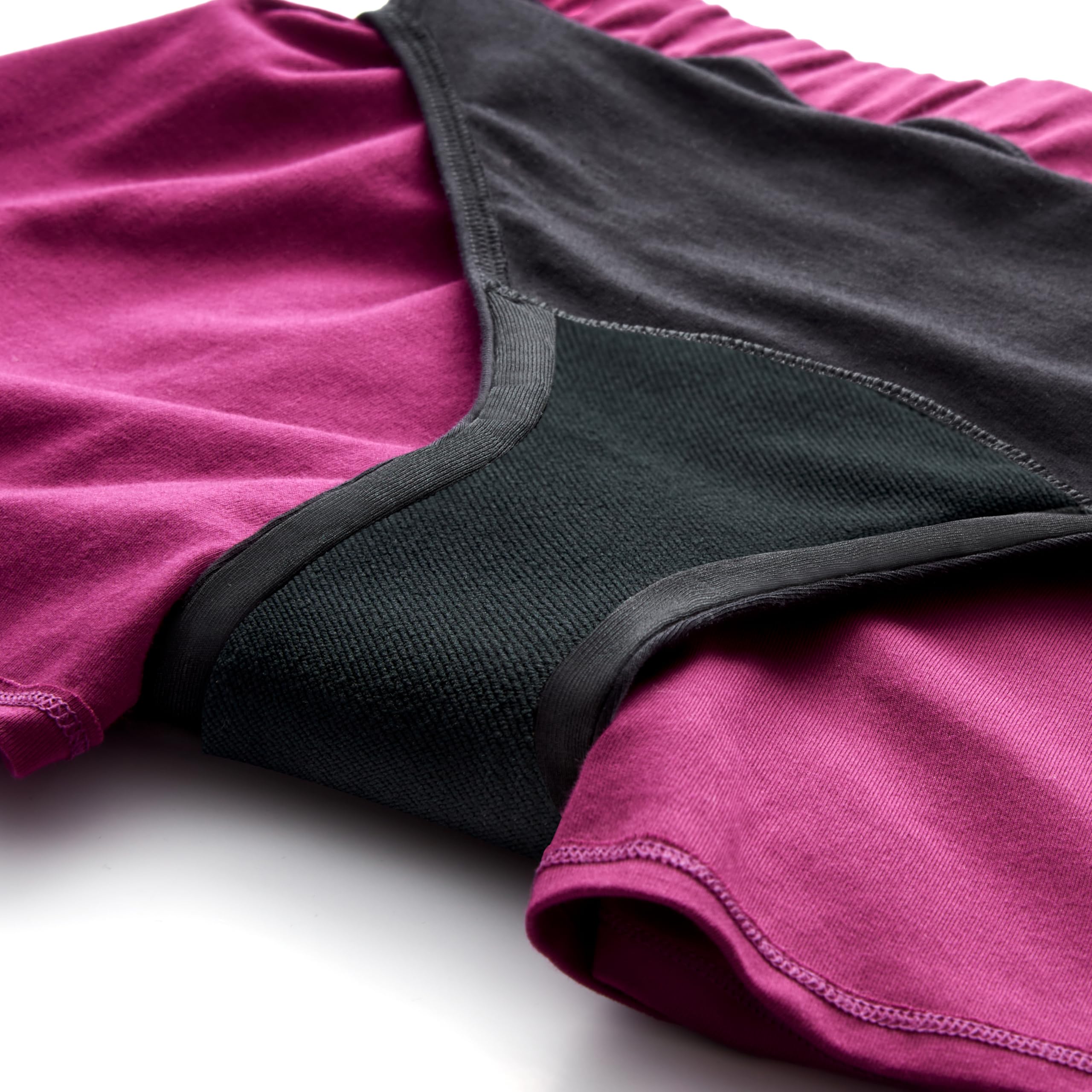 Thinx leakproof barrier illustration communicates up to 12-hour protection.
