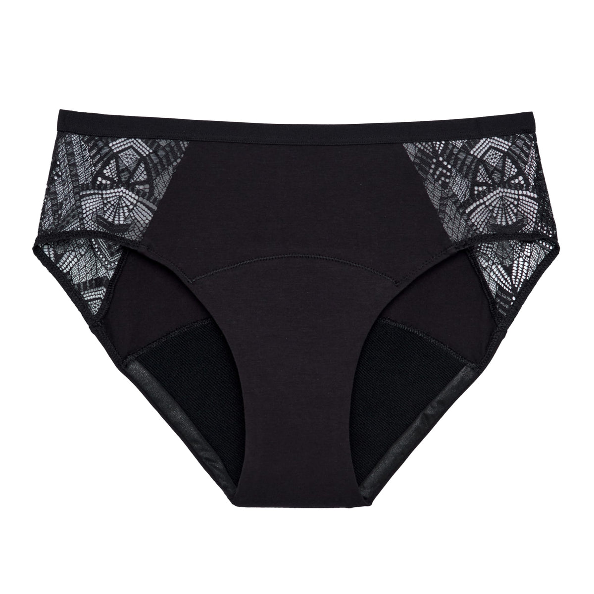 THINX Maritime lace brief shows soft comfort and secure fit for daily wear