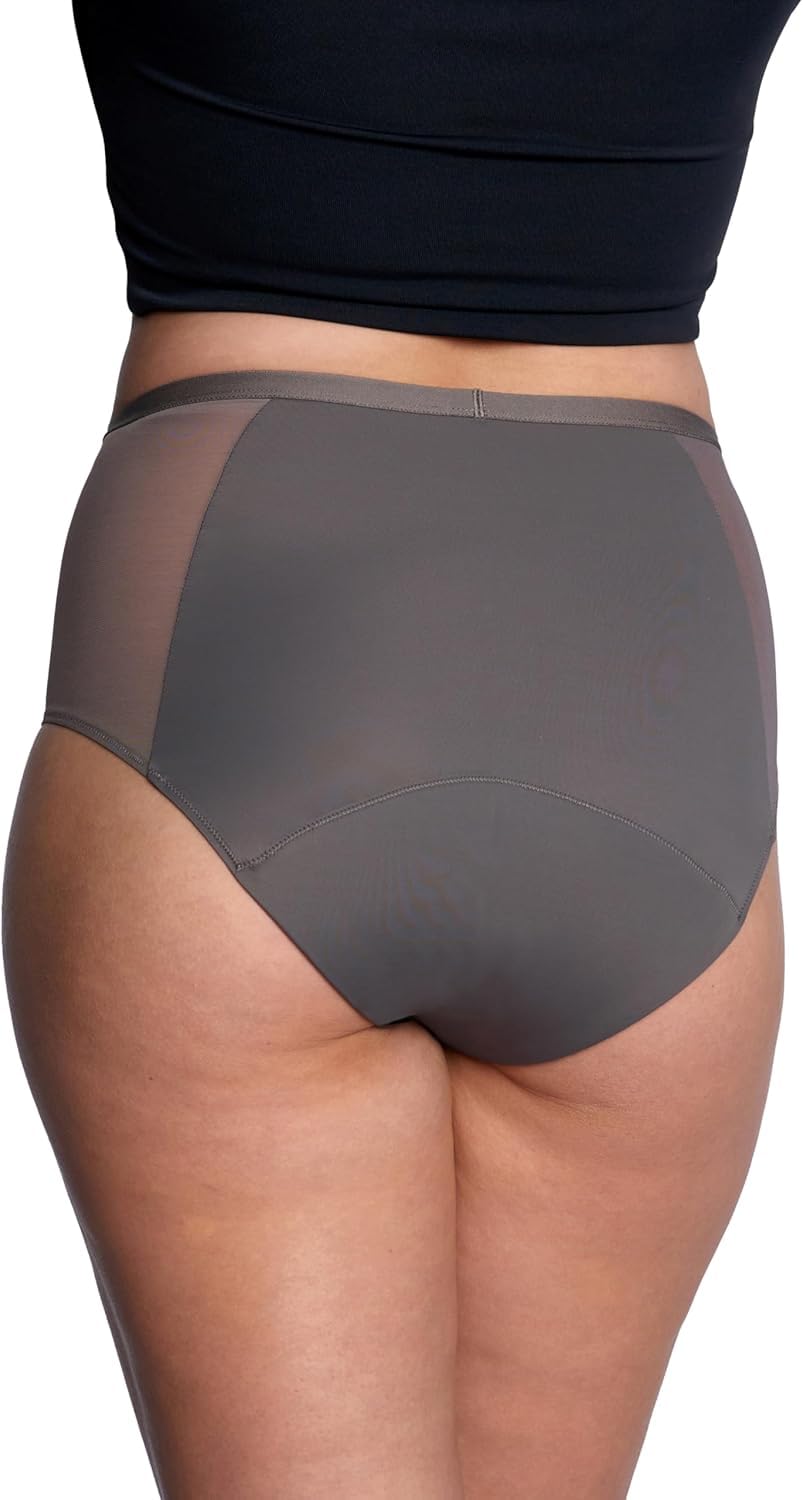 Thinx fabric closeup reveals silky, flexible material for comfortable wear