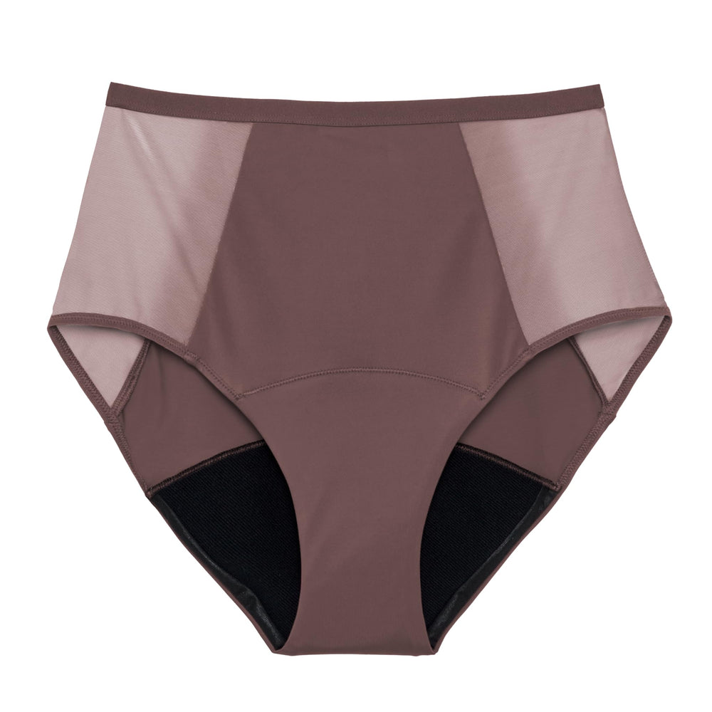 THINX period underwear slate close-up shows soft fabric and sleek line for daily protection