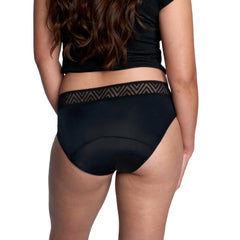 THINX soft cotton-core fabric close-up highlights comfort during long days.