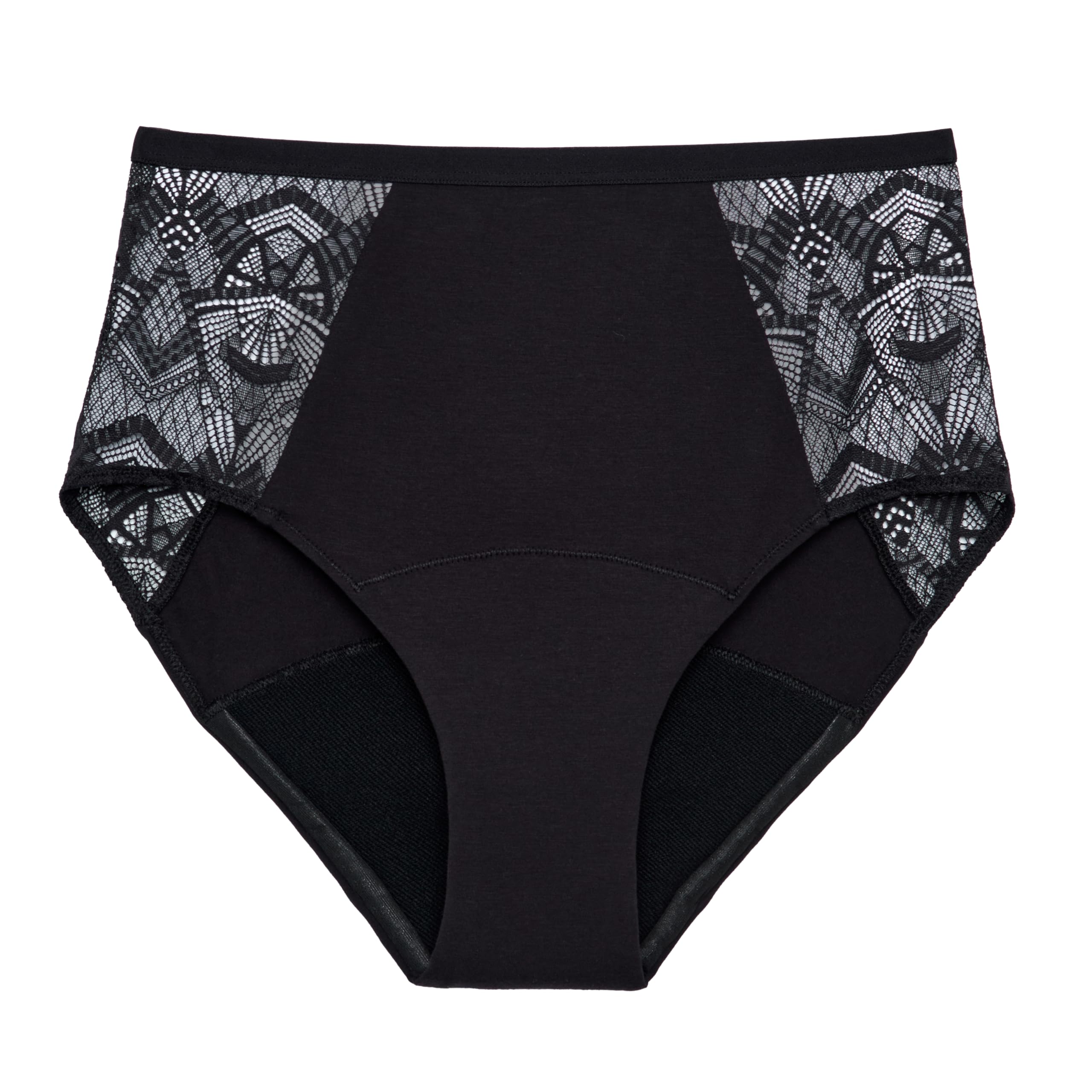 Thinx Ultra-Soft Hi-Waist underwear worn for all-day period comfort.