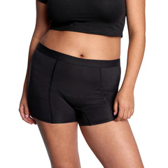 Thinx ultra-soft overnight underwear back view with full coverage for overnight wear.