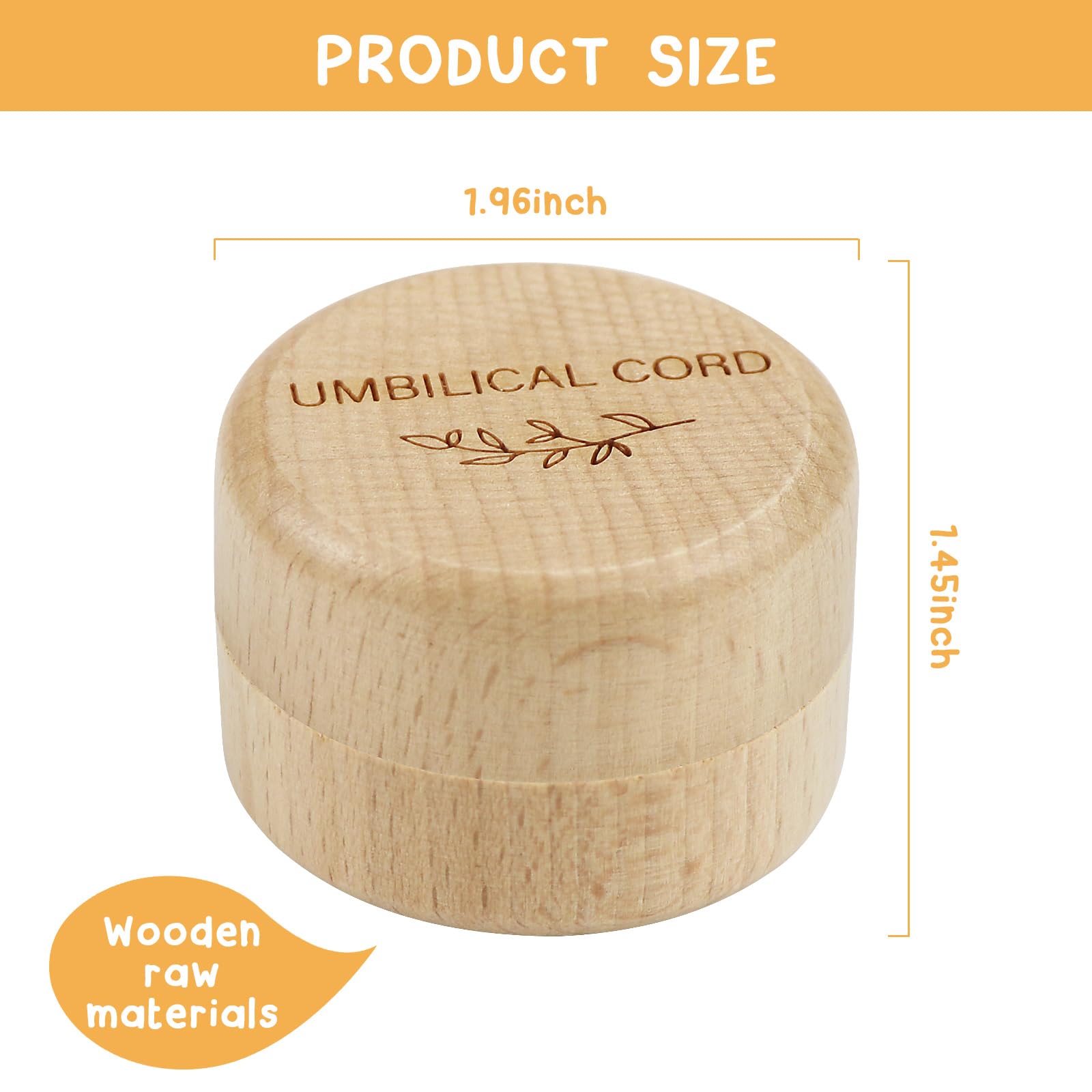 Thootyriaf umbilical cord memorial box lid engraved for easy identification.