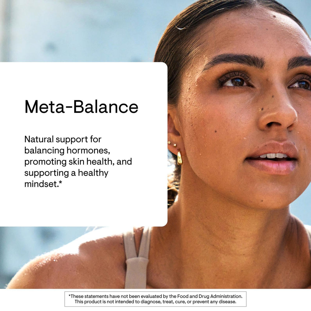 THORNE Meta-Balance capsules close-up for daily use
