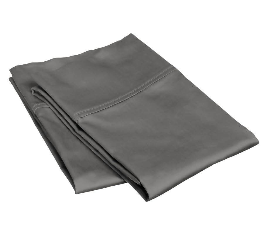 Threadinbox Pima cotton pillowcase close-up, silky finish for skin and hair comfort