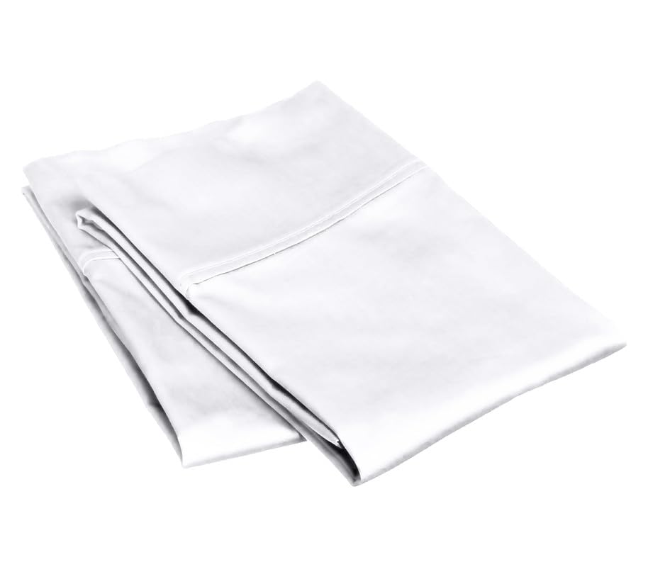Threadinbox Pima cotton pillowcase closeup reveals silky softness for a smooth night's rest.