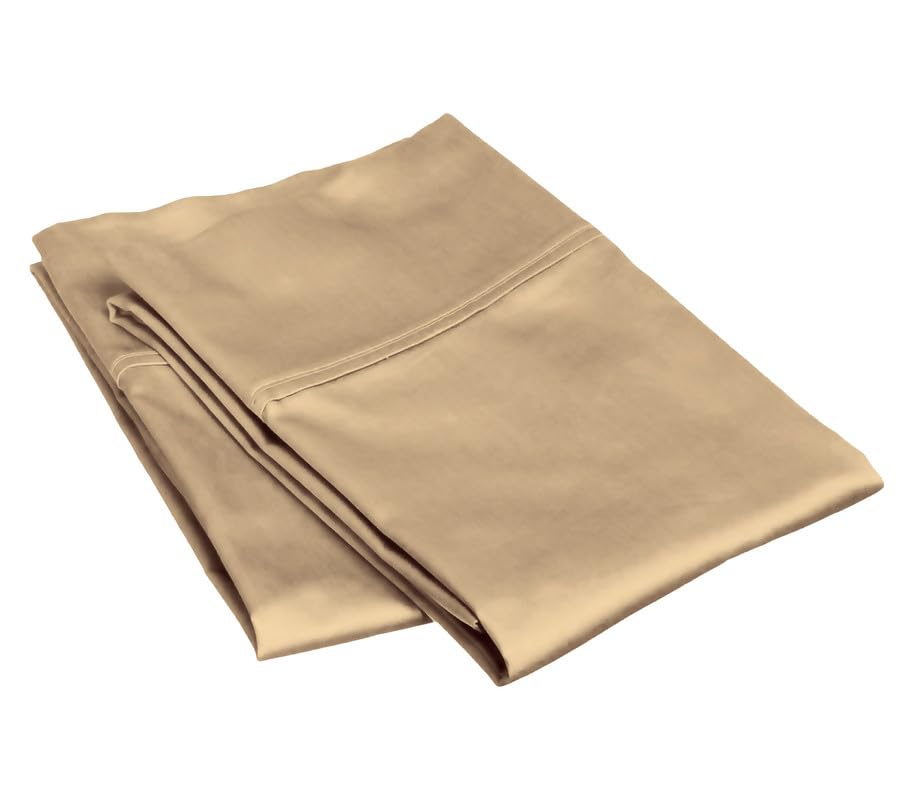 Threadinbox Pima pillowcase front view highlights 800-thread-count silkiness for restful sleep.