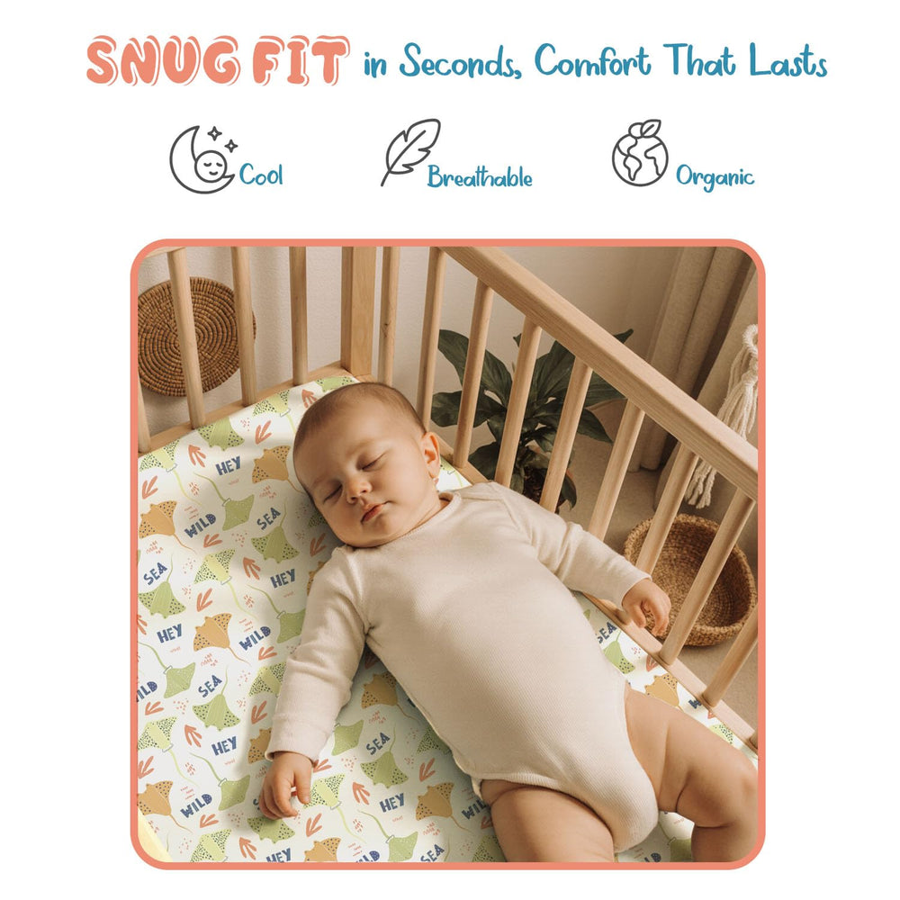 Threadmill Organic Cotton close-up reveals breathable, smooth fabric.
