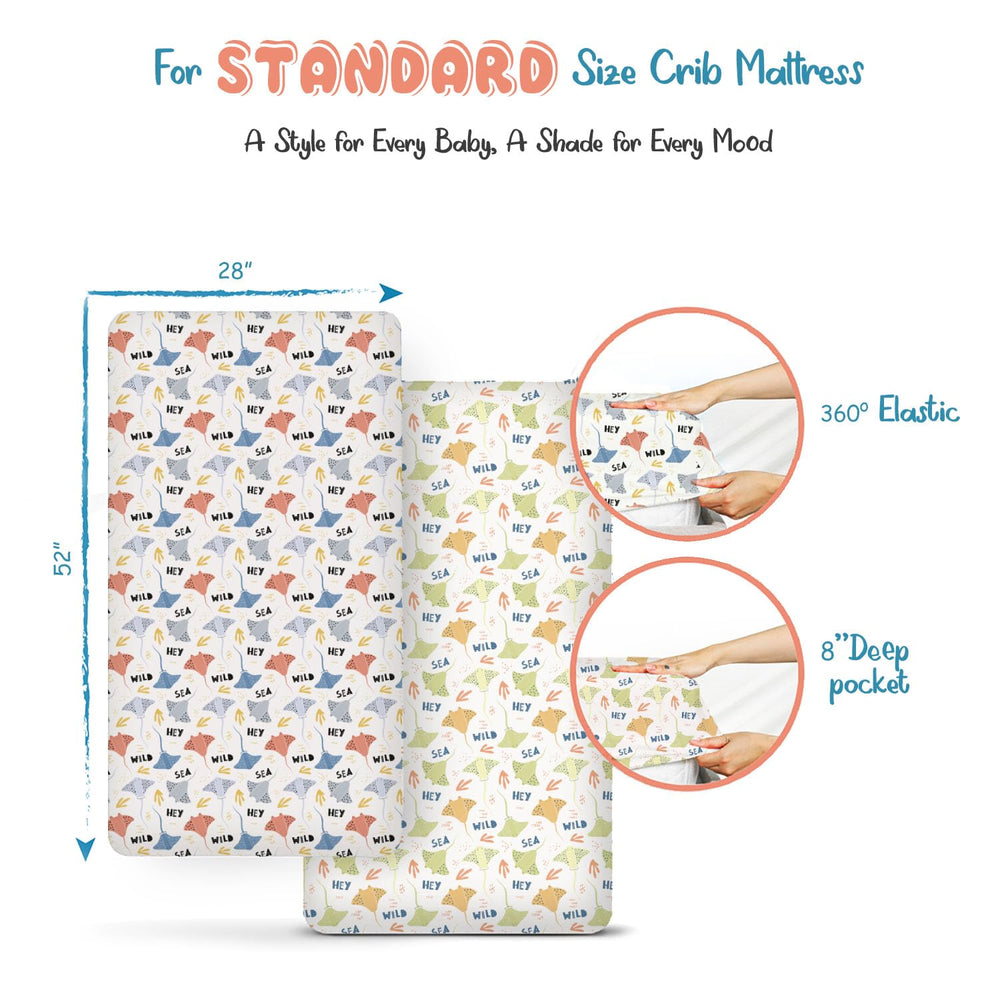 Threadmill Rays soft texture on baby skin suggests cozy sleep environment.
