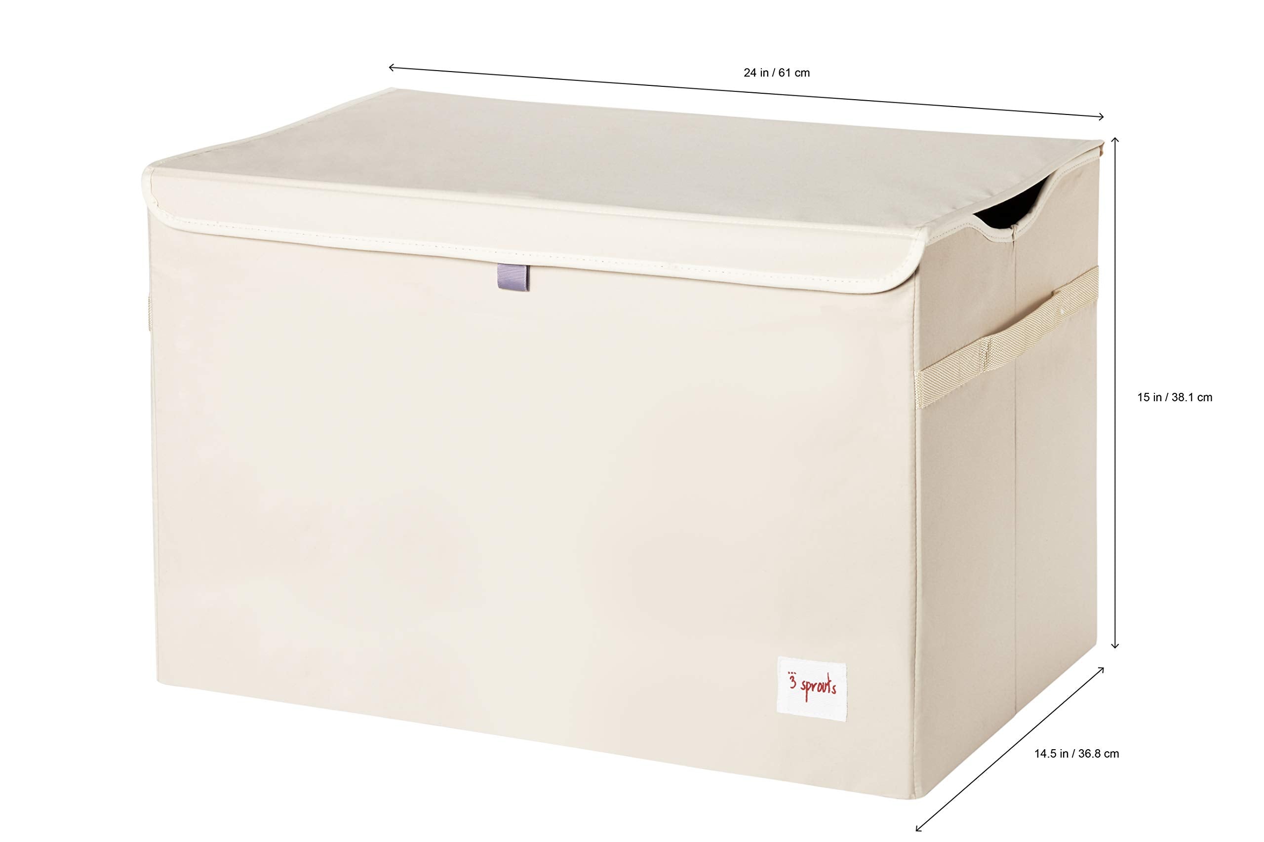 Three Sprouts storage blends with nursery or playroom decor.