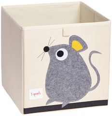 3 Sprouts toy storage cube soft polyester fabric with gentle touch