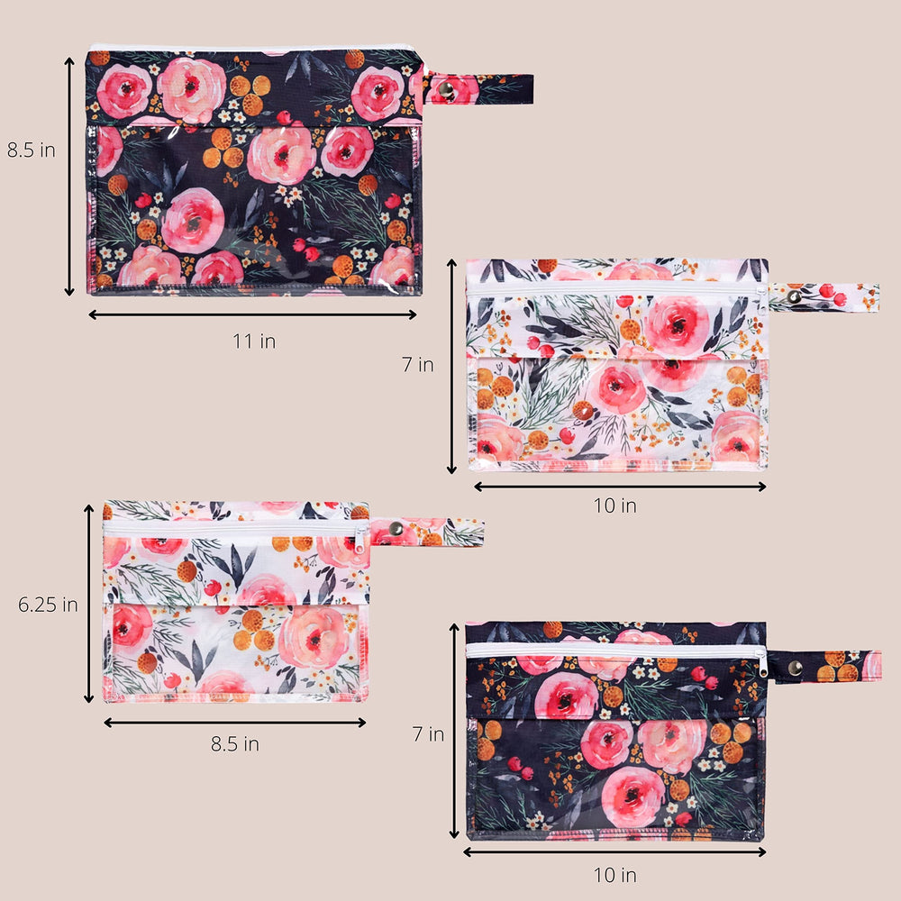 Three Sweet Peas Co diaper bag organizers travel case keeps toiletries tidy