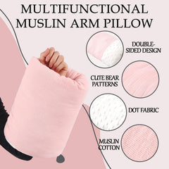 Threehoney cradle arm pillow with double-sided design offers versatile feeding comfort.