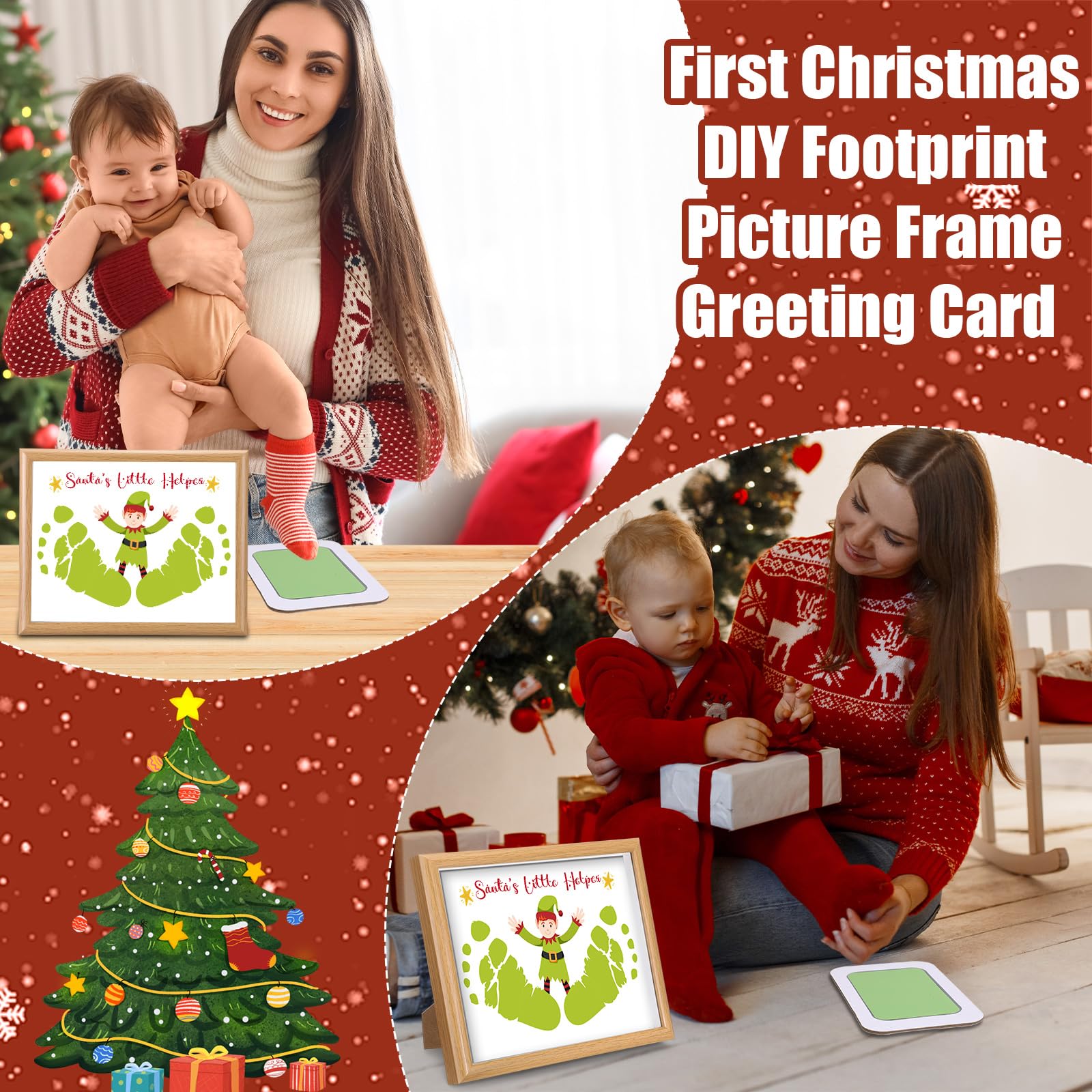 DIY footprint craft activity from Threehoney for family fun
