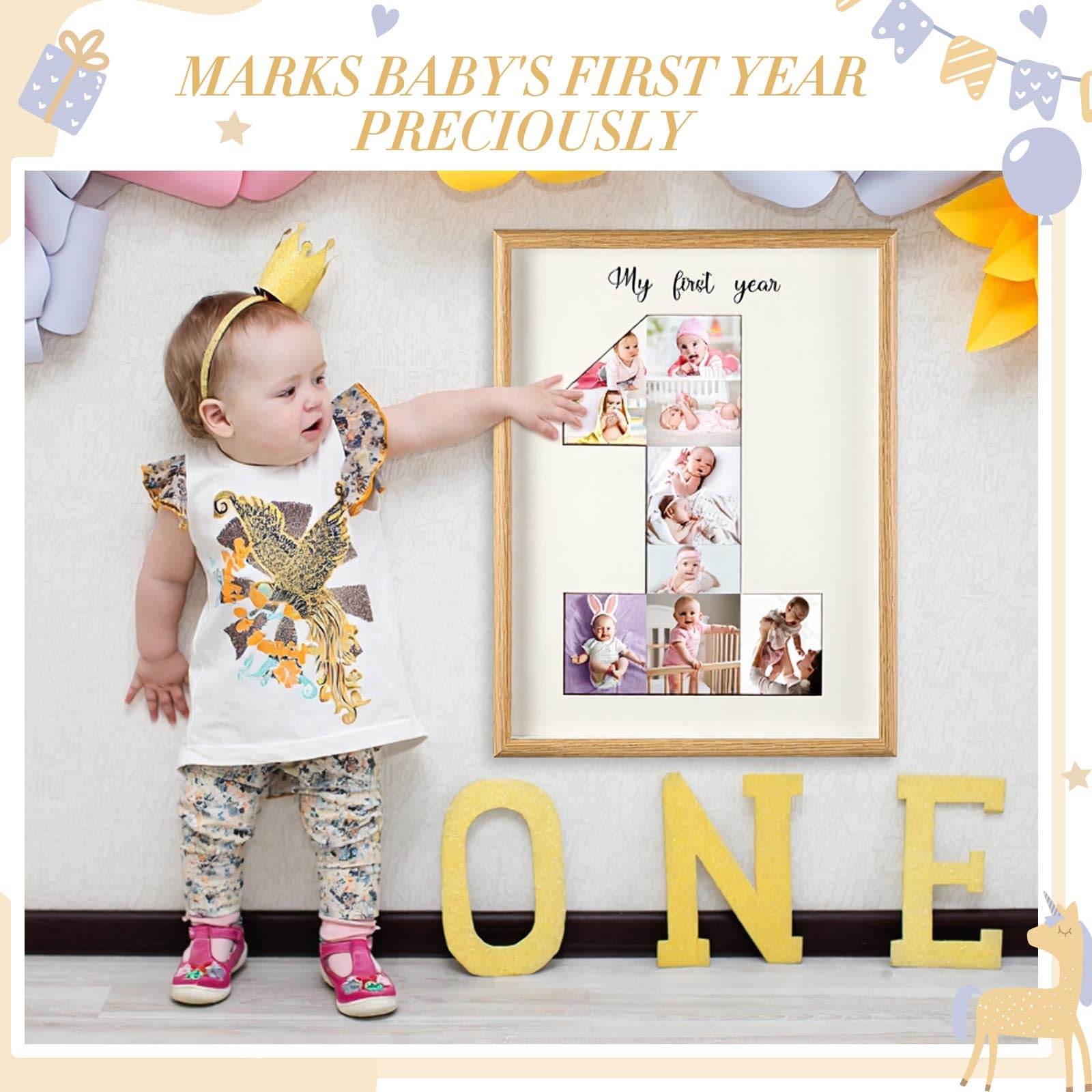 Threehoney nursery decor frame adds personal touch to your space