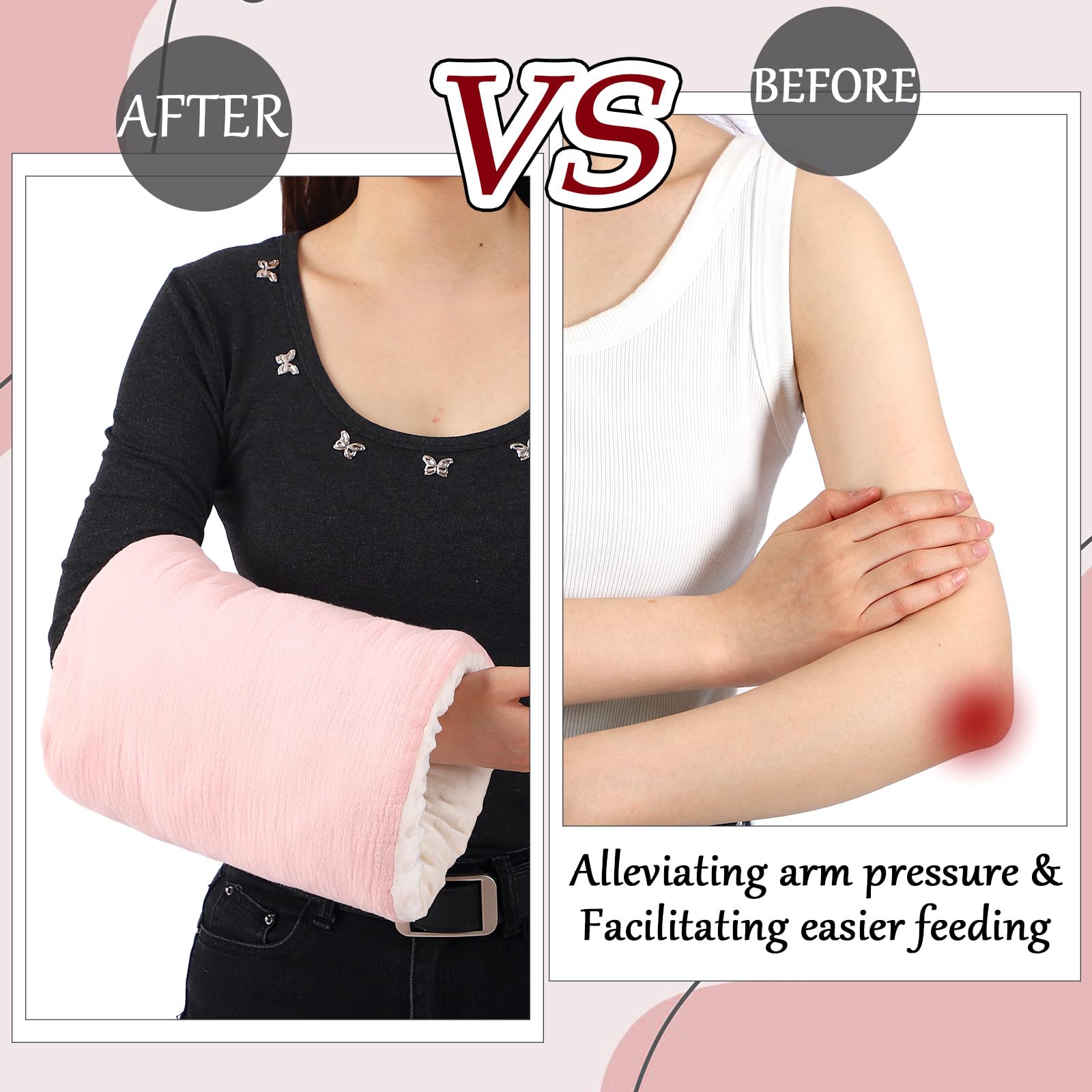 Threehoney compact nursing pillow fits home use and travel.