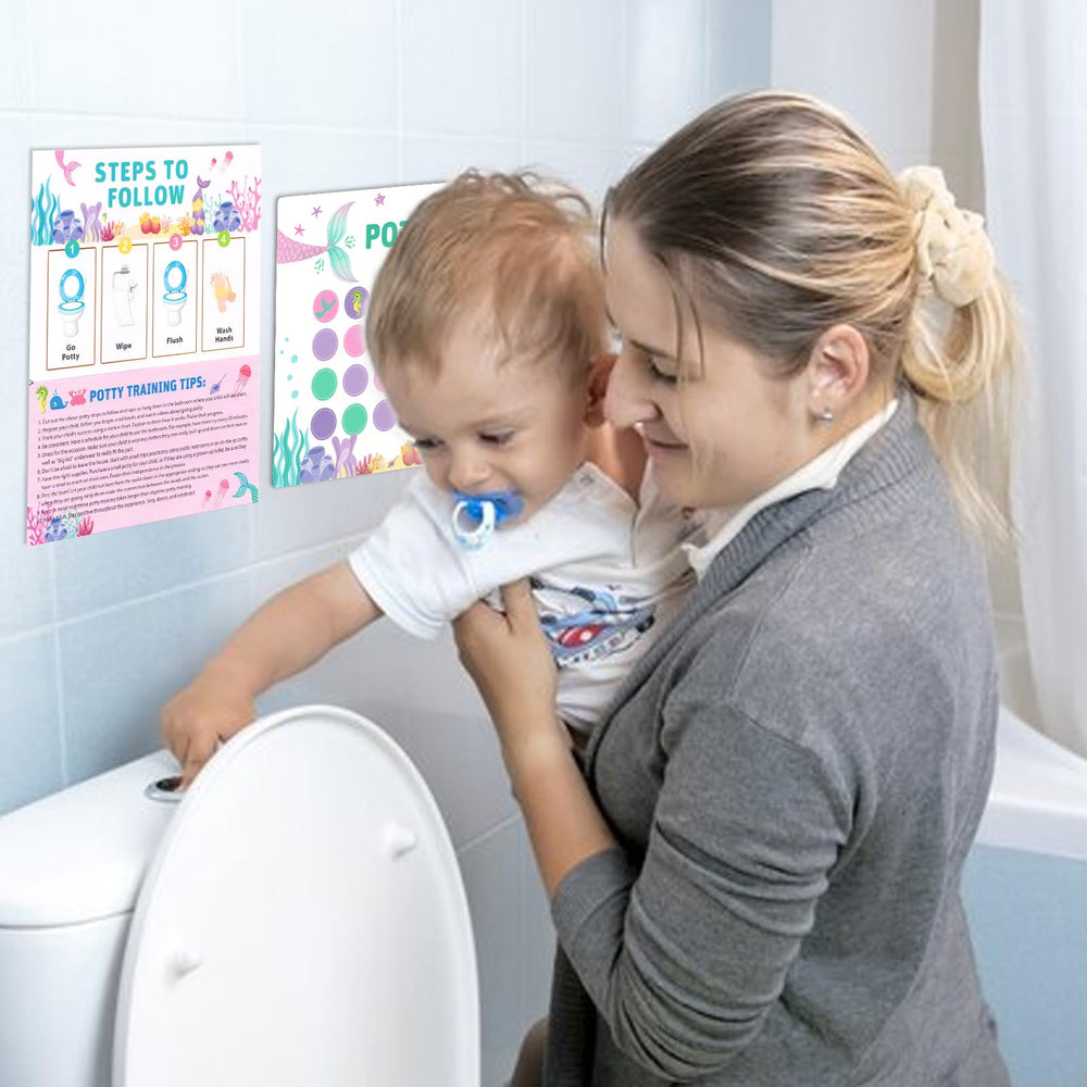 Interactive and kid friendly potty chart by Threetols