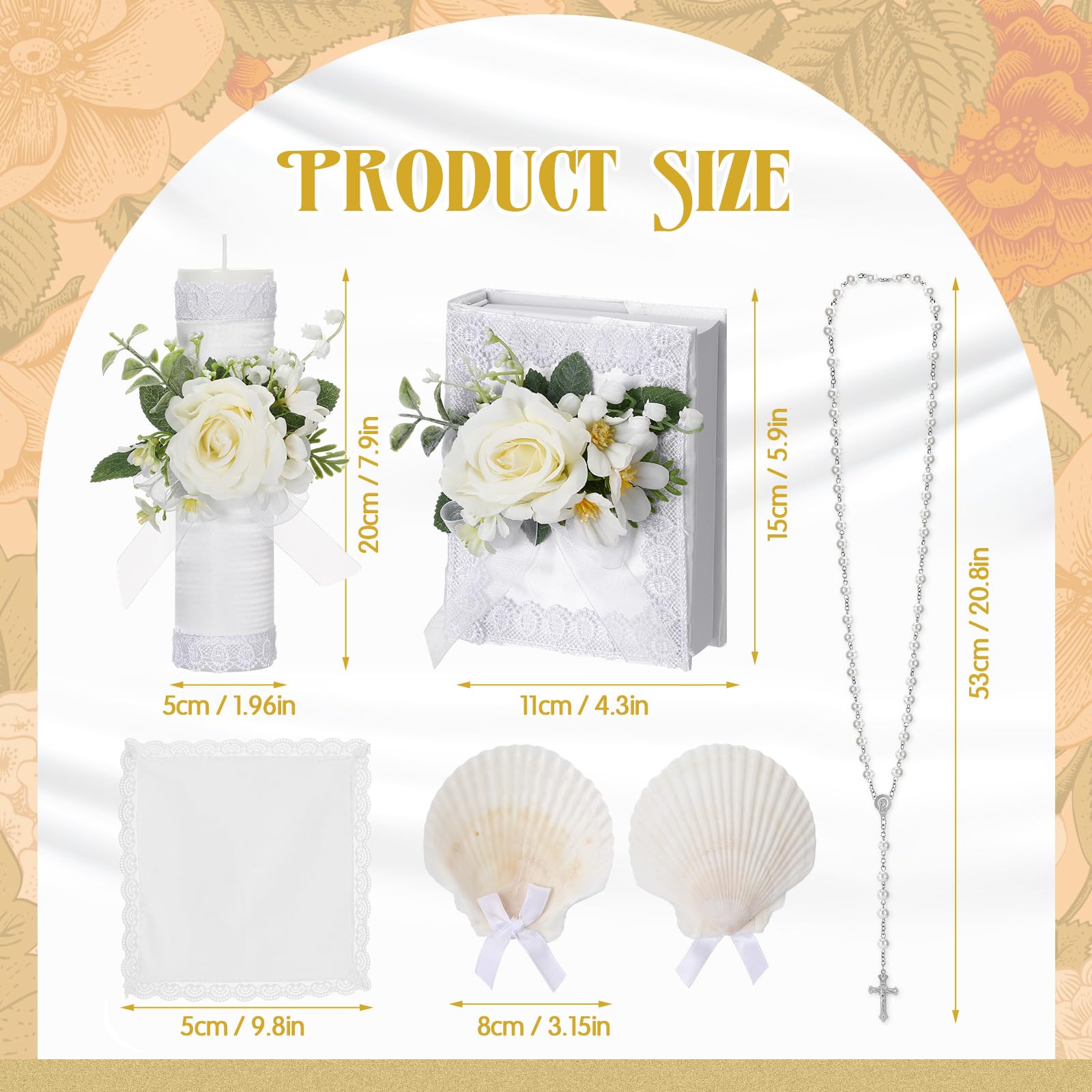 Threlaco baptism rosary, thoughtful devotional accessory for christening rituals.