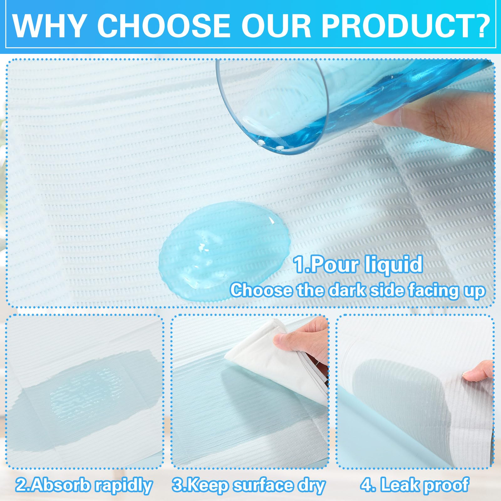 Threlaco disposable pad liner discarded after single-use