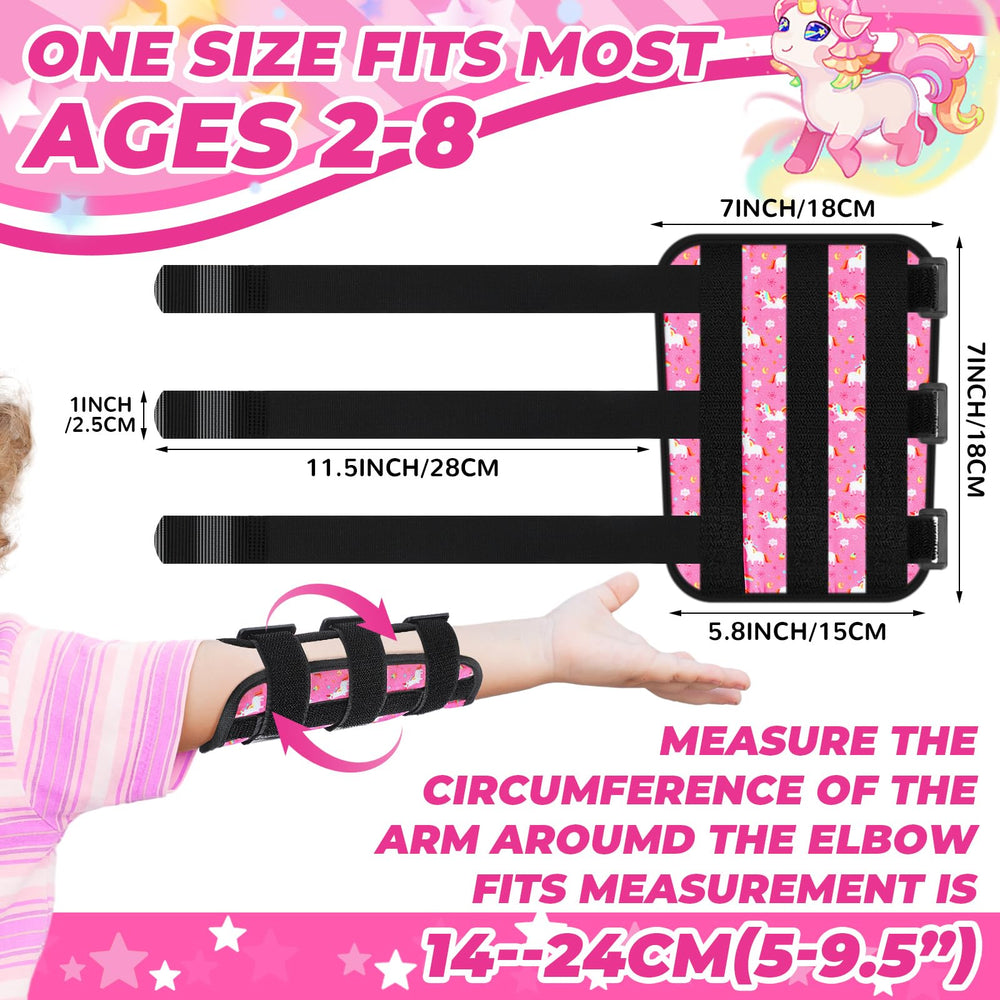 Threlaco elbow immobilizer with adjustable straps for comfortable wear