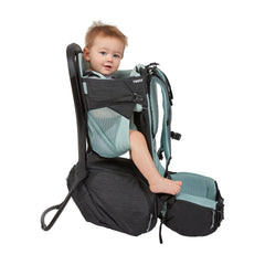 Deployable UPF 50 sunshade shields your child from sun