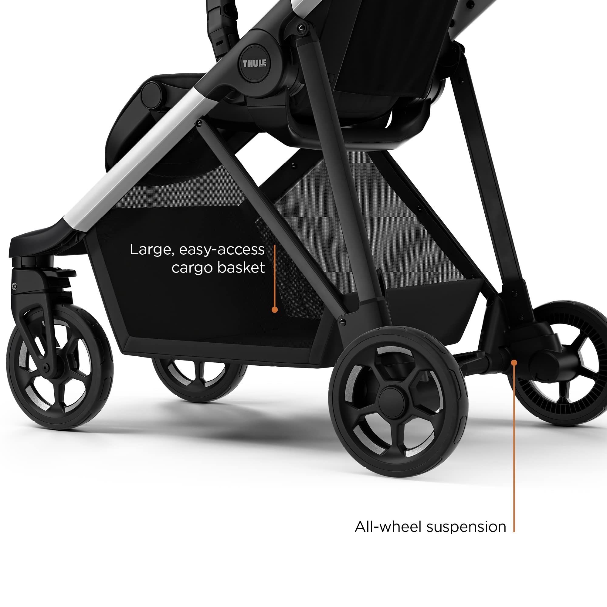 Thule Shine – lightweight design for easy maneuvering in crowds