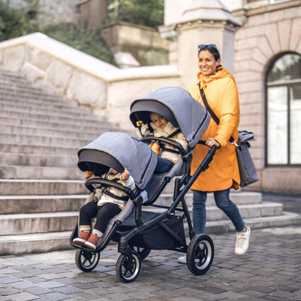 Thule Sleek adapters stay attached while folding for smooth transitions.