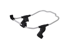 Thule Spring Chicco car-seat adapter on stroller enables quick, secure transitions.