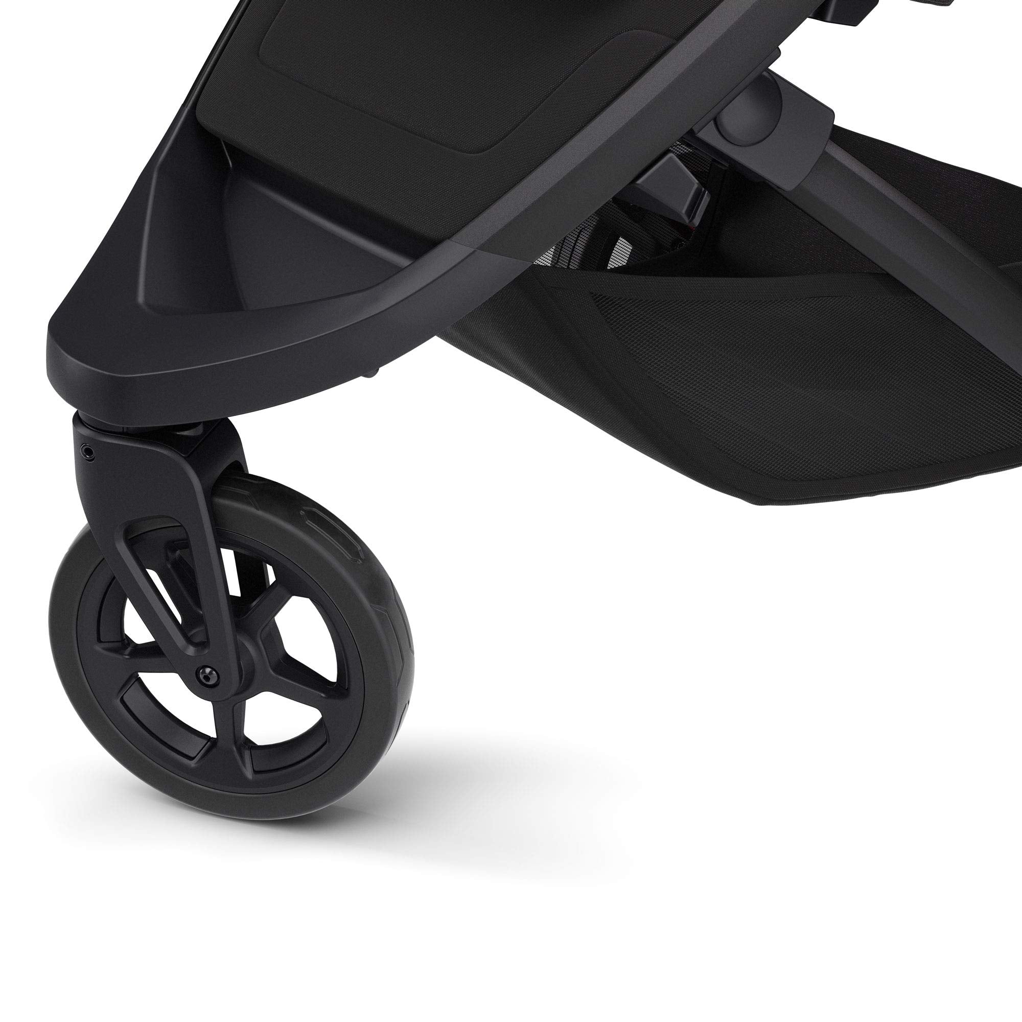 Thule Spring foam-filled tires provide a smoother ride on various surfaces