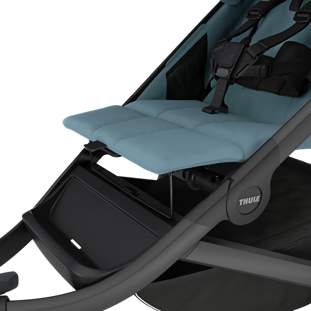 Canopy with ventilation helps regulate temperature and airflow.