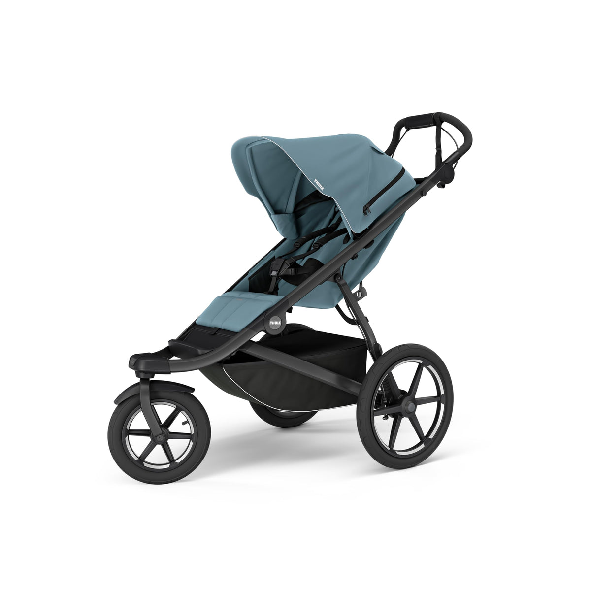 Thule Urban Glide 3 front wheel lock enables stable high-speed handling.