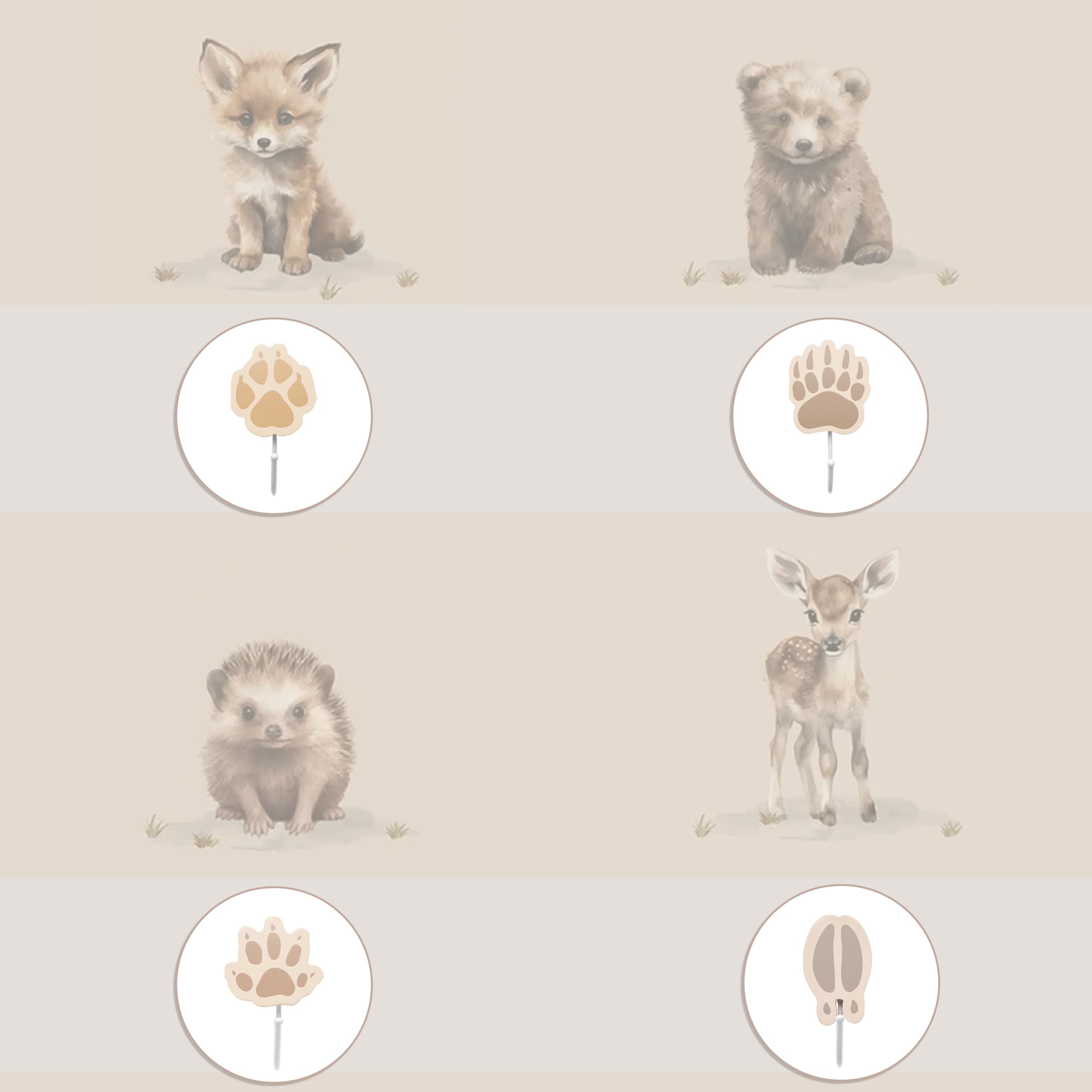 Thungeek hedgehog tracks hook adds cute wall decor and hanging space.