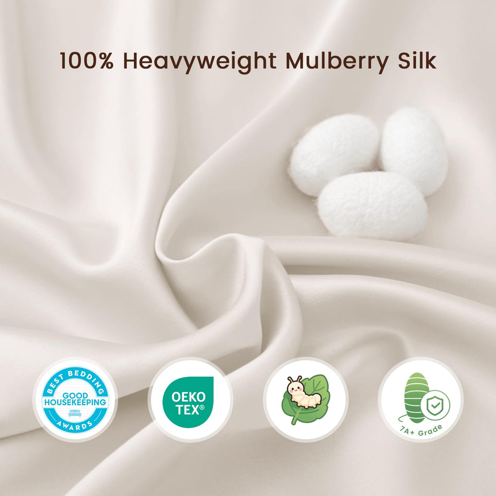 THXSILK crib sleeve in breathable silk highlights airy feel for baby skin