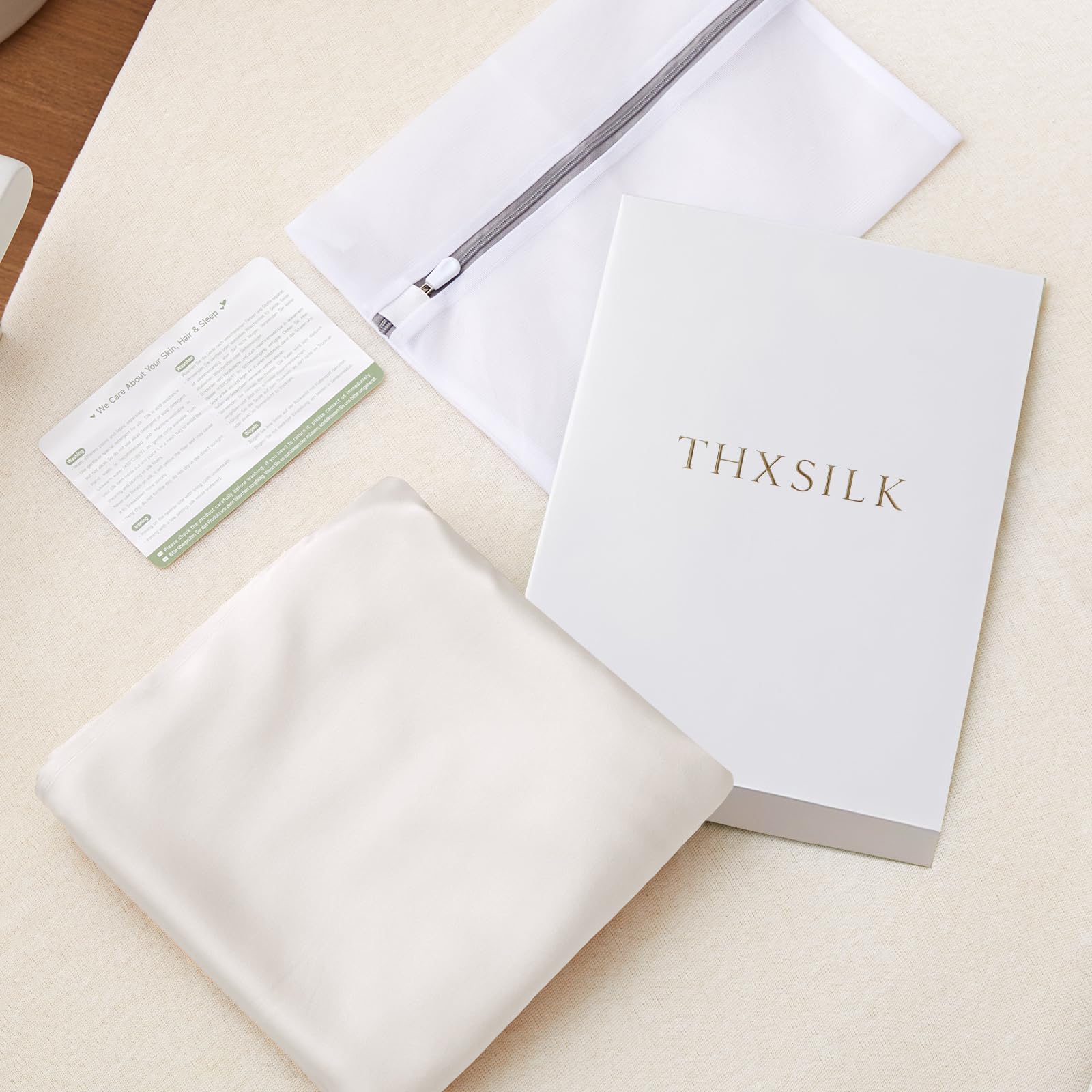 THXSILK gift-ready packaging showcases thoughtful newborn gift