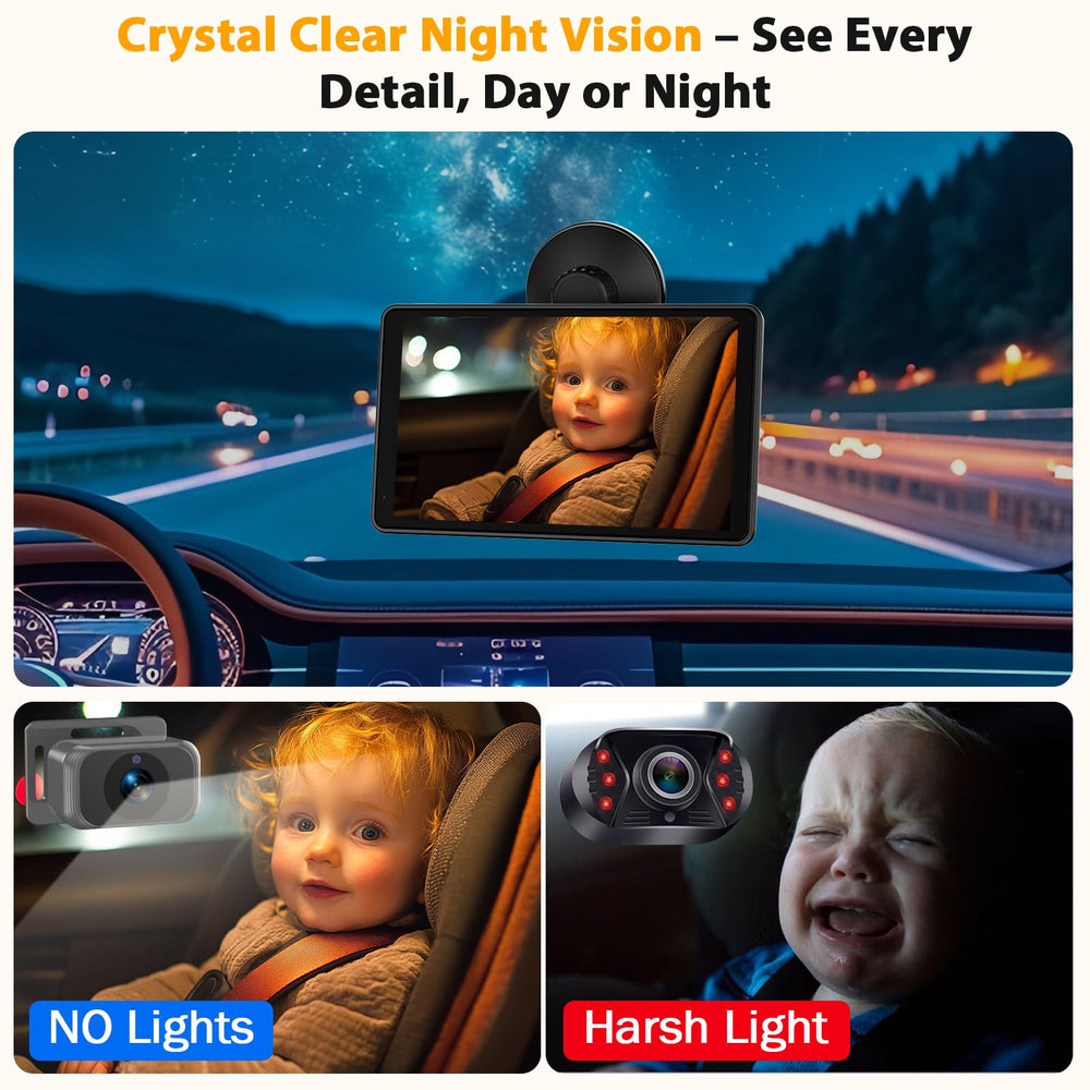Thybro split-screen monitor keeps both kids in view.