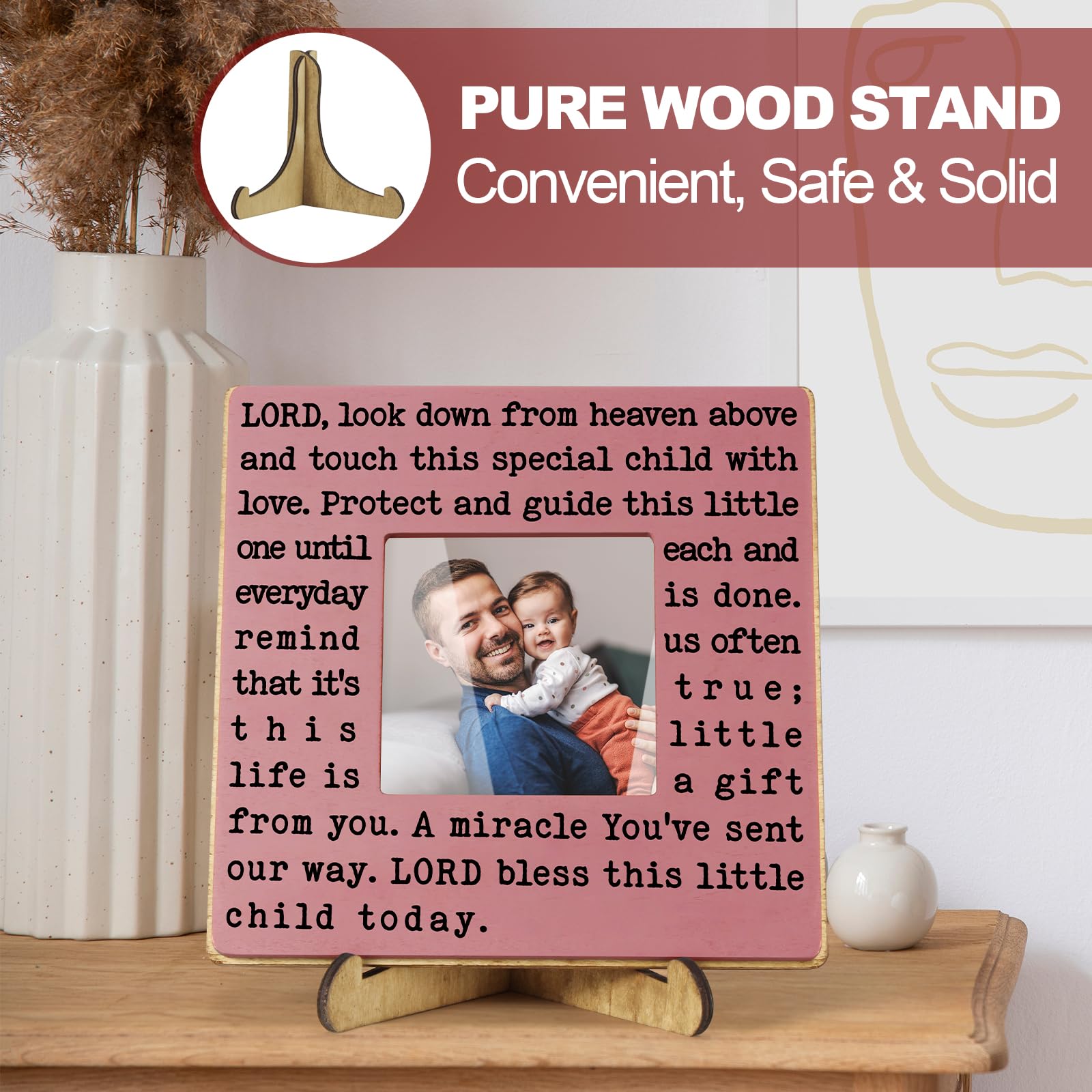THYGIFTREE first Father's Day frame featuring sentimental message.