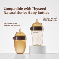 Thyseed nipple wide-neck natural latch demo for breast-like feel