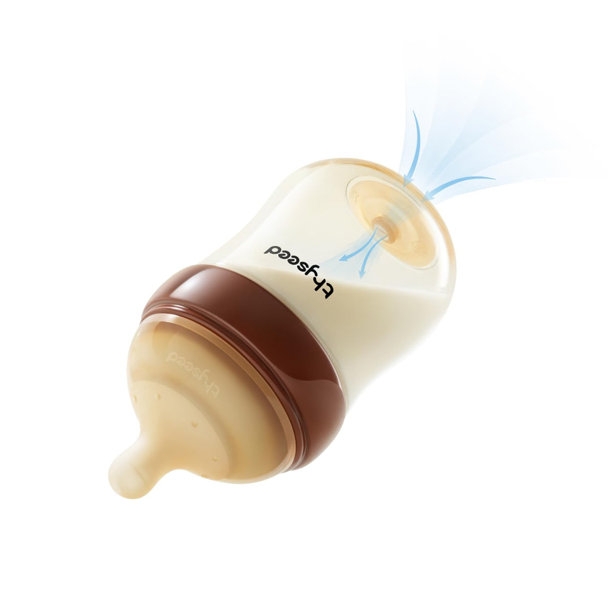 thyseed PPSU anti-colic base vent supports smooth feeding flow