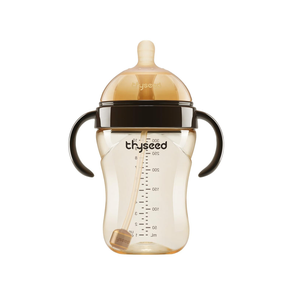 Thyseed PPSU natural breast-like bottle promotes a natural latch and comfortable feeding.