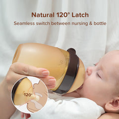 Thyseed soft silicone nipple feels gentle at baby’s mouth