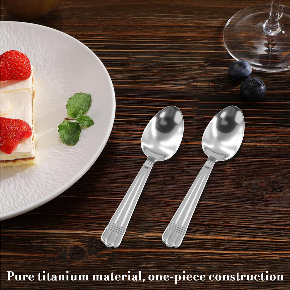 Ti-Vision lightweight spoon weighing 0.06lb for easy handling