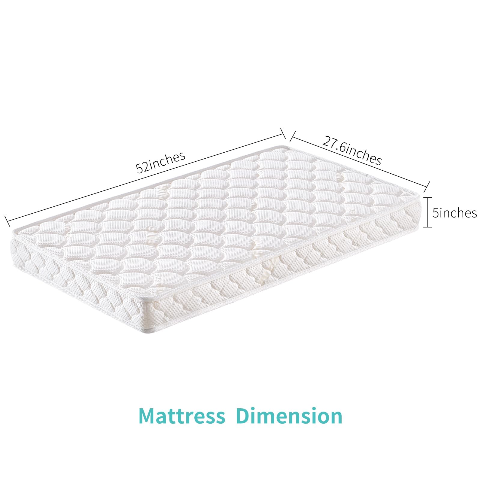 Tiankehan dual-sided mattress suits toddler beds for growing kids.