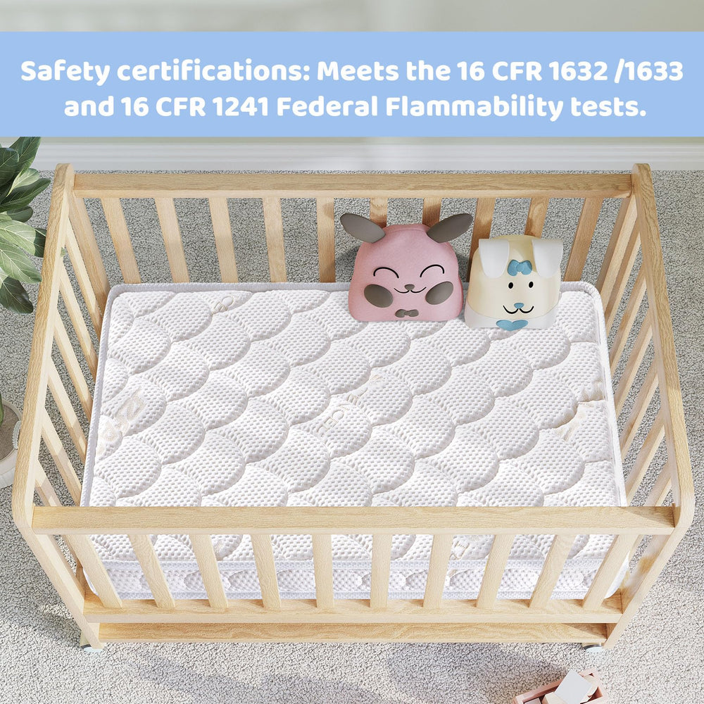Tiankehan mini crib mattress with easy-clean fabrics for quick maintenance