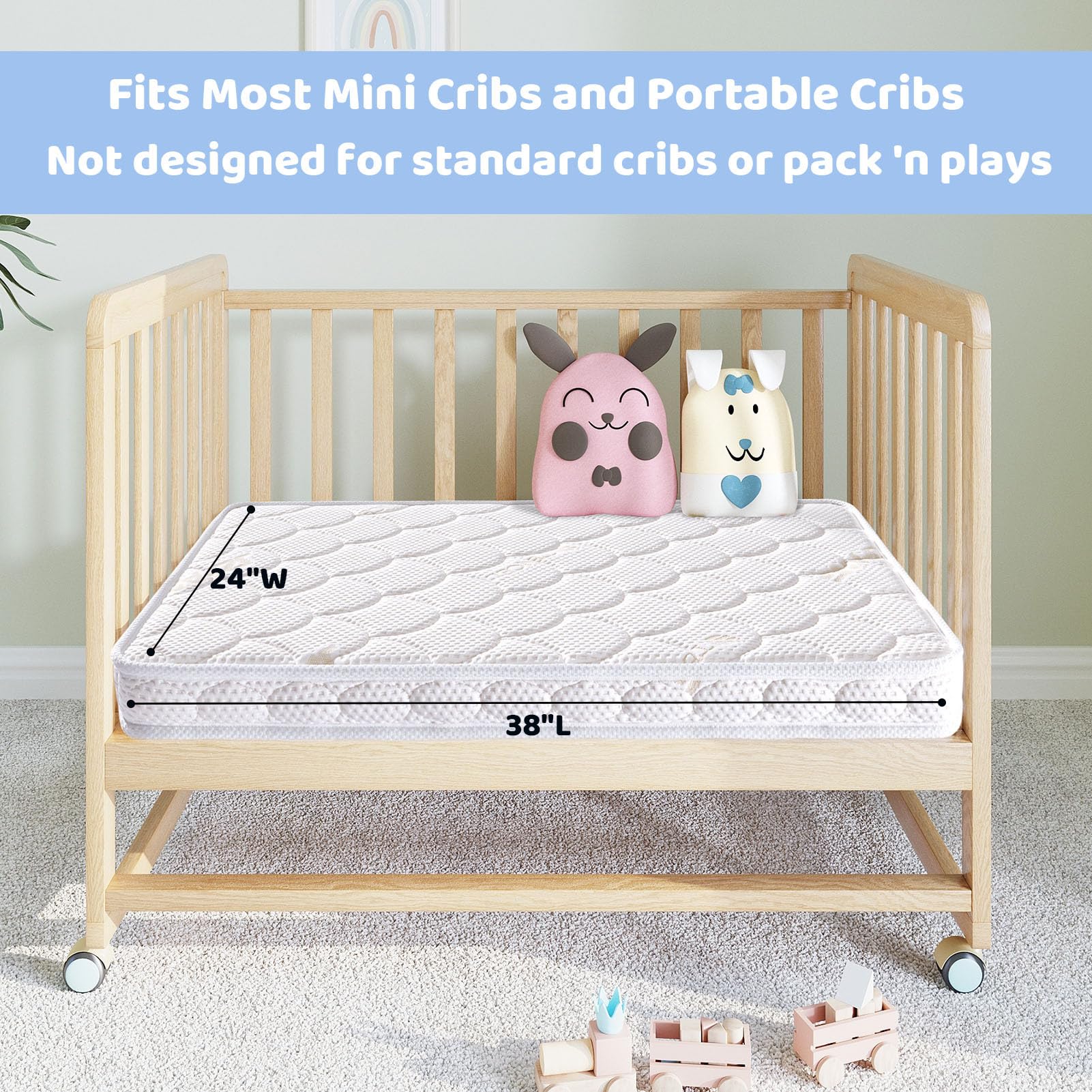 Tiankehan foam core provides cushioned comfort while maintaining firmness