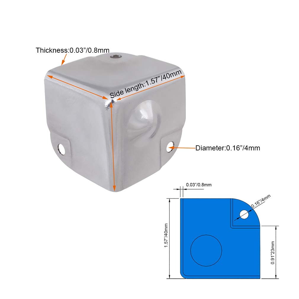 Tiazza iron corner guards shield wooden cases from wear