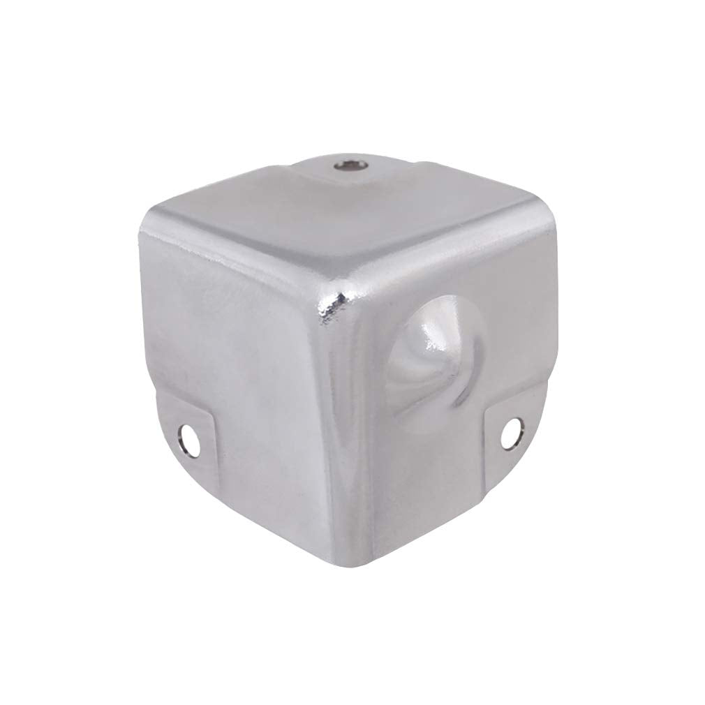 Tiazza metal wrap angle guard attached to a metal edge for protection