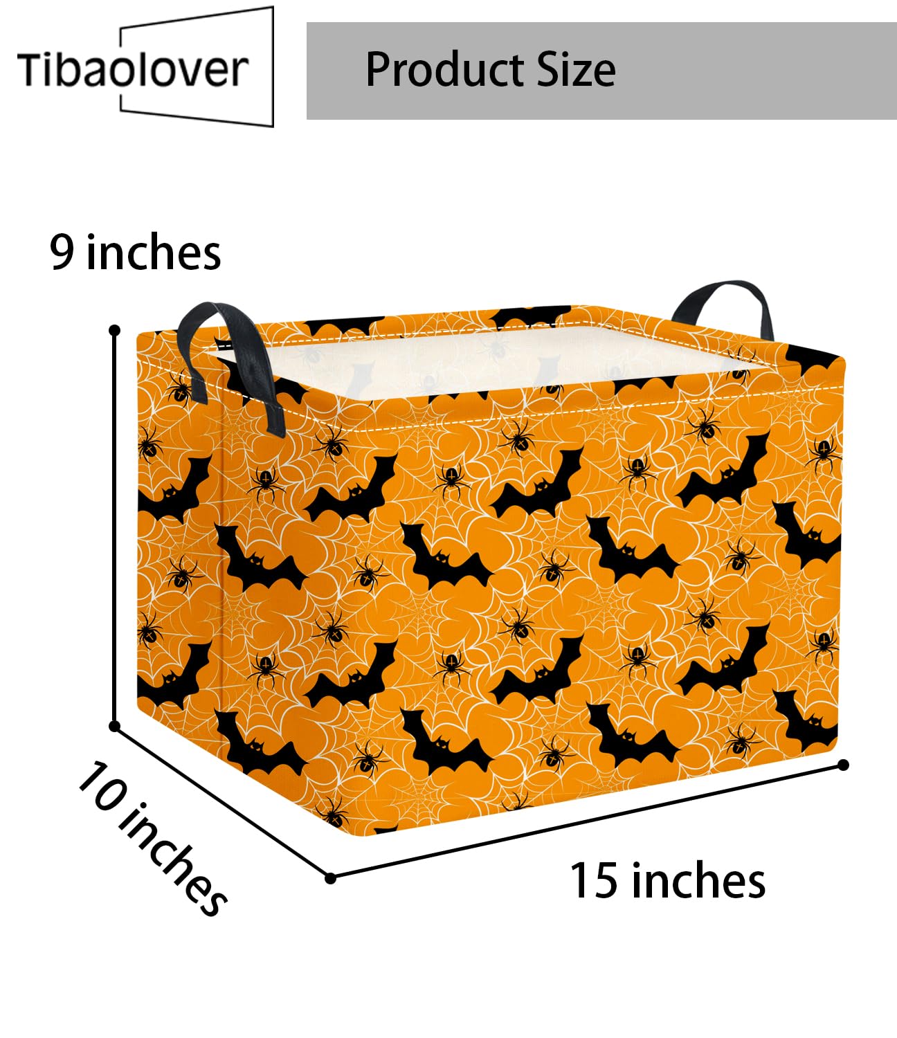 TIBAOLOVER 15x10x9 inch basket fits everyday family storage