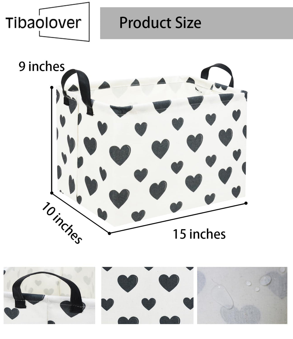 TIBAOLOVER Multi-purpose storage bin suitable for books, towels, and toys.
