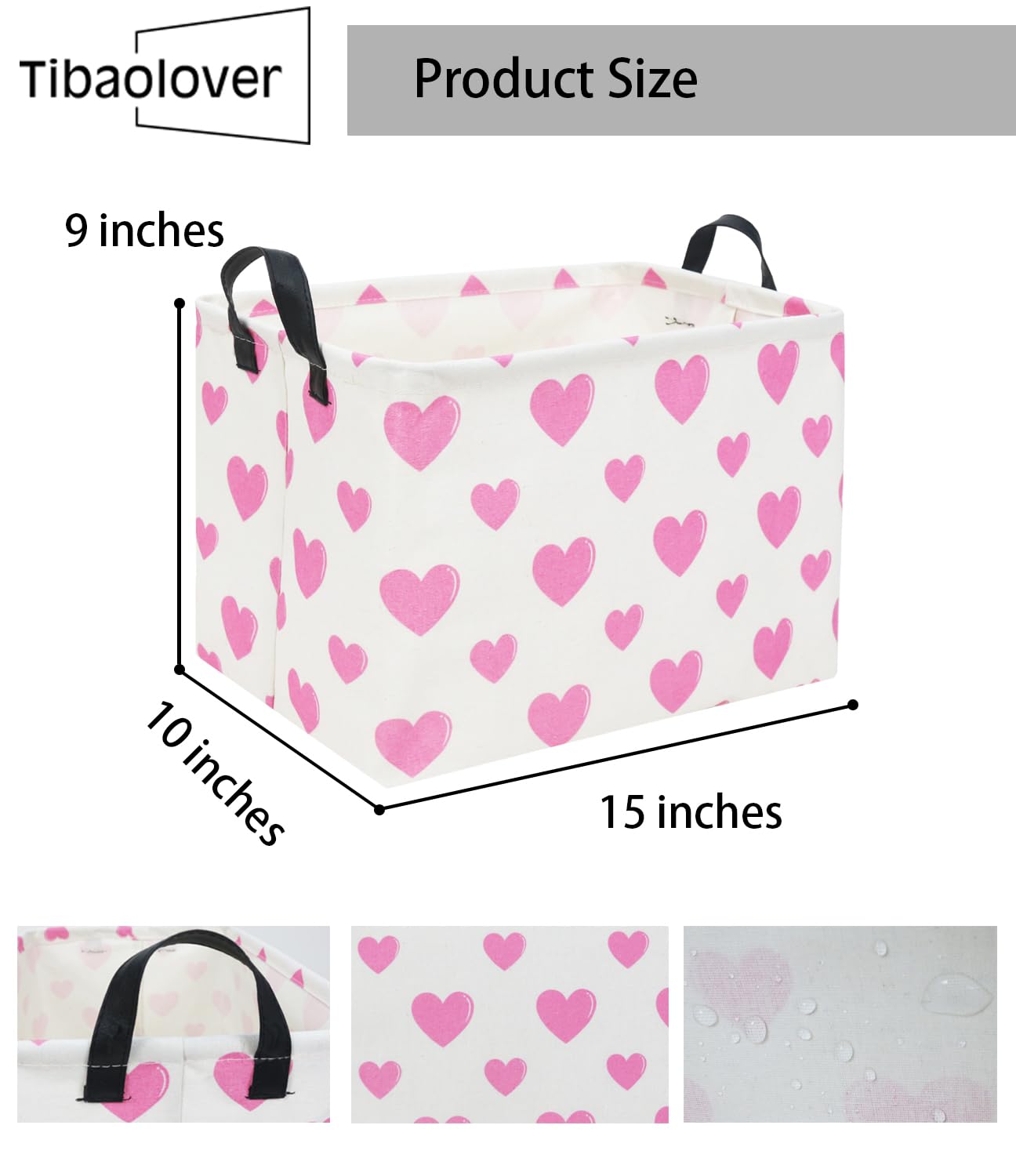 TIBAOLOVER nursery-decor basket doubles as a gift bin